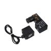 UWUKCJOKQ 2V025-08 Air Solenoid Valve, 2-Position, 2-Port, 1/4 in, Normally Closed, 12/24/110/220 V, Wire W Btpc602, Black view 4