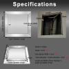 1-Pc. Durable Stainless Steel Access Panel, Waterproof Inspection Door, Twist Lock, 12 x 16 in view 2