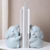 Sturdy Resin Bookends with Cute Hugging Elephants view 3