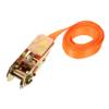 25 mm Ratchet Tie-Down Strap for Cargo and Luggage, Orange view 1