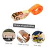 25 mm Ratchet Tie-Down Strap for Cargo and Luggage, Orange view 3