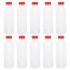 Reusable Juice Bottles with Caps, Red view 2