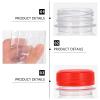 Reusable Juice Bottles with Caps, Red view 4