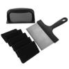 Parliky Stainless Steel Grill Grate Cleaning Set with Brush, Scraper and Sponge view 1