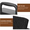 Parliky Stainless Steel Grill Grate Cleaning Set with Brush, Scraper and Sponge view 2