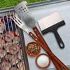 Parliky Stainless Steel Grill Grate Cleaning Set with Brush, Scraper and Sponge view 4