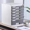 Lockable A4 Desktop File Box with 6 Tiers view 2