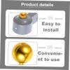 HONMEET Aluminum Alloy Flagpole Cap and Replacement Pulley view 3