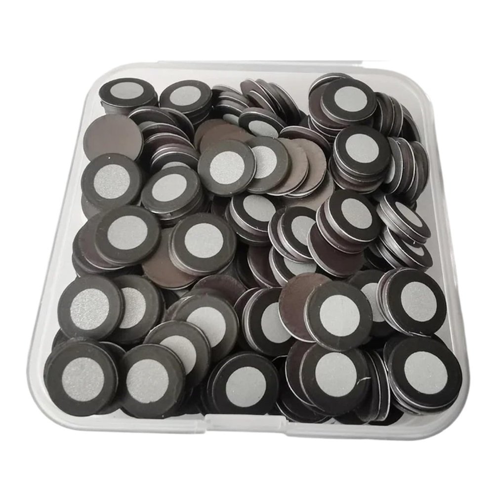 100–1000 Magnetic, Highly Reflective Markers for Portable Laser 3D Scanner Target Positioning (200 pcs, 6 mm x 10 mm)