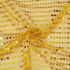 CABODYALS Gold Sequin Mesh Fabric, 2 m x 1.1 m view 1