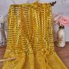 CABODYALS Gold Sequin Mesh Fabric, 2 m x 1.1 m view 4