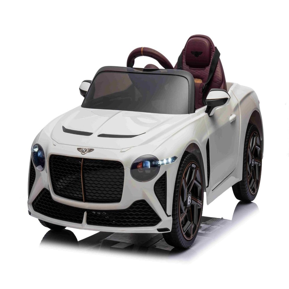 Bentley Bacalar 12V Electric Ride-On Car, White
