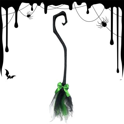 Halloween Witch Broom, 94 cm, with Bow