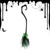 Halloween Witch Broom, 94 cm, with Bow view 1