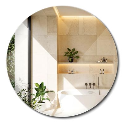 50 cm Round Frameless Wall Mirror