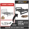 MetaloPro Ryka Xtreme Metal Bed, 160 x 200 cm view 3