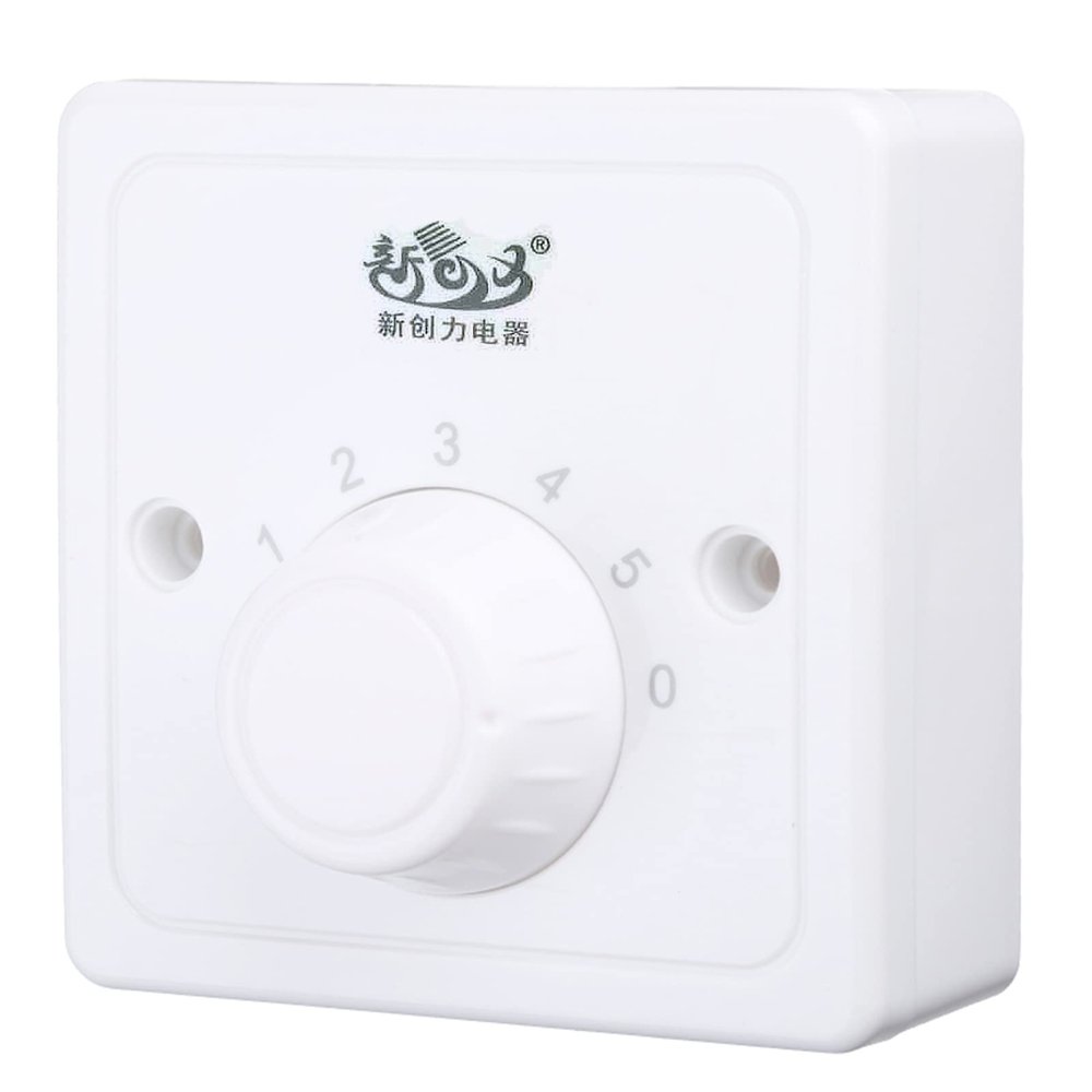 Geavonyg 5-Speed Wall/Ceiling Fan Rotary Control Switch