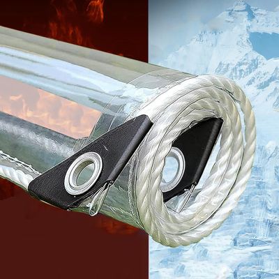 Transparent Waterproof PVC Tarp, 0.35 mm, 1 x 1.5 m