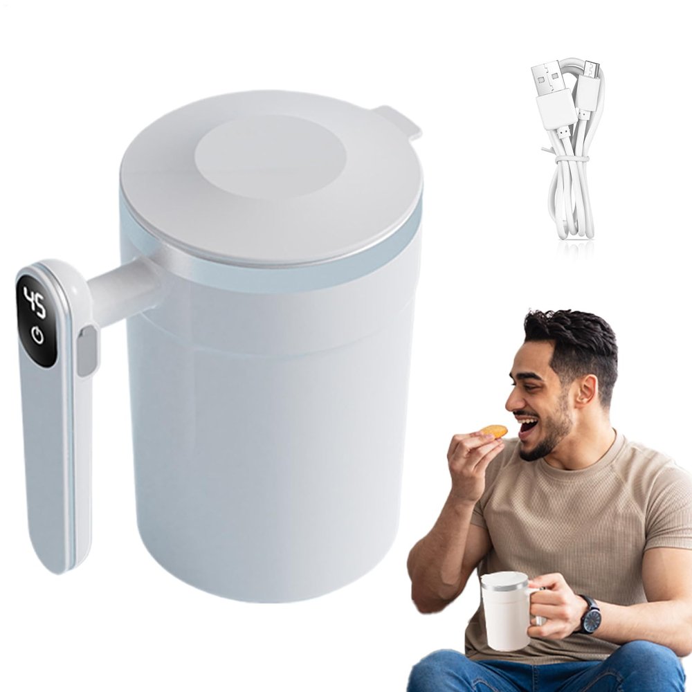 Ylnailky Electric Self-Stirring Mug, 400 ml