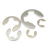 304 Stainless Steel Shaft Retaining Ring Washer, External E-Clip (M1.5, 100 pcs) view 3