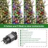 122 cm Artificial Christmas Tree with 150 LED Lights, 8 Modes and Metal Stand view 4