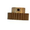 GTPBAO 0.5 Module 150T Spur Gear, 76 mm OD, 5 mm Tooth Thickness, Copper, 15 mm Step, 4 mm Bore view 3