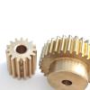 GTPBAO 0.5 Module 150T Spur Gear, 76 mm OD, 5 mm Tooth Thickness, Copper, 15 mm Step, 4 mm Bore view 4