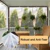 Transparent Patio Tarp with Eyelets, 0.16 mm, Waterproof (12 x 21 m) view 2