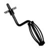 Moliuoly Stainless Steel Handle for BBQ Smokers and Grills, 12 mm Thread, Ergonomic, Heat-Resistant (B) view 1