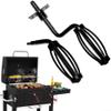 Moliuoly Stainless Steel Handle for BBQ Smokers and Grills, 12 mm Thread, Ergonomic, Heat-Resistant (B) view 4