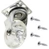 AERZETIX 4-Pack 50 mm 360° Swivel Casters with 18 Wood Screws view 1