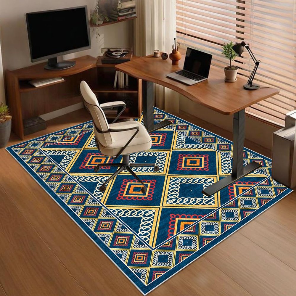 Office Chair Floor Mat, Scratch-Resistant, Non-Slip, 180 x 230 cm