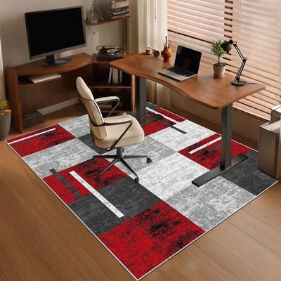 Office Chair Floor Mat, Scratch-Resistant Chair Rug, 90 x 120 cm