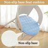Round Chair Cushion, 45 cm/18 in, 4 cm Thick, Non-Slip with Washable Cover view 4