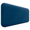 DHOME Rounded Smooth Upholstered Headboard in Premium Velvet for Wall Mounting, Acoustic Sound-Absorbing Headboard for Bed and Bedroom (Blue, 95 cm) view 1