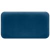 DHOME Rounded Smooth Upholstered Headboard in Premium Velvet for Wall Mounting, Acoustic Sound-Absorbing Headboard for Bed and Bedroom (Blue, 95 cm) view 2