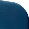 DHOME Rounded Smooth Upholstered Headboard in Premium Velvet for Wall Mounting, Acoustic Sound-Absorbing Headboard for Bed and Bedroom (Blue, 95 cm) view 3