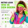 TK Gruppe Timo Klingler 3-in-1 Sweatband Set with Headband, Neon Green view 2