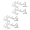 BESPORTBLE Tent Guyline Tensioners, Compact Polished Stainless Steel, 4-Piece Set view 1