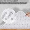 ZXIAOHUI High-Pile Rug 370 x 400 cm, Rectangular, White, Washable, Suitable for Underfloor Heating view 4