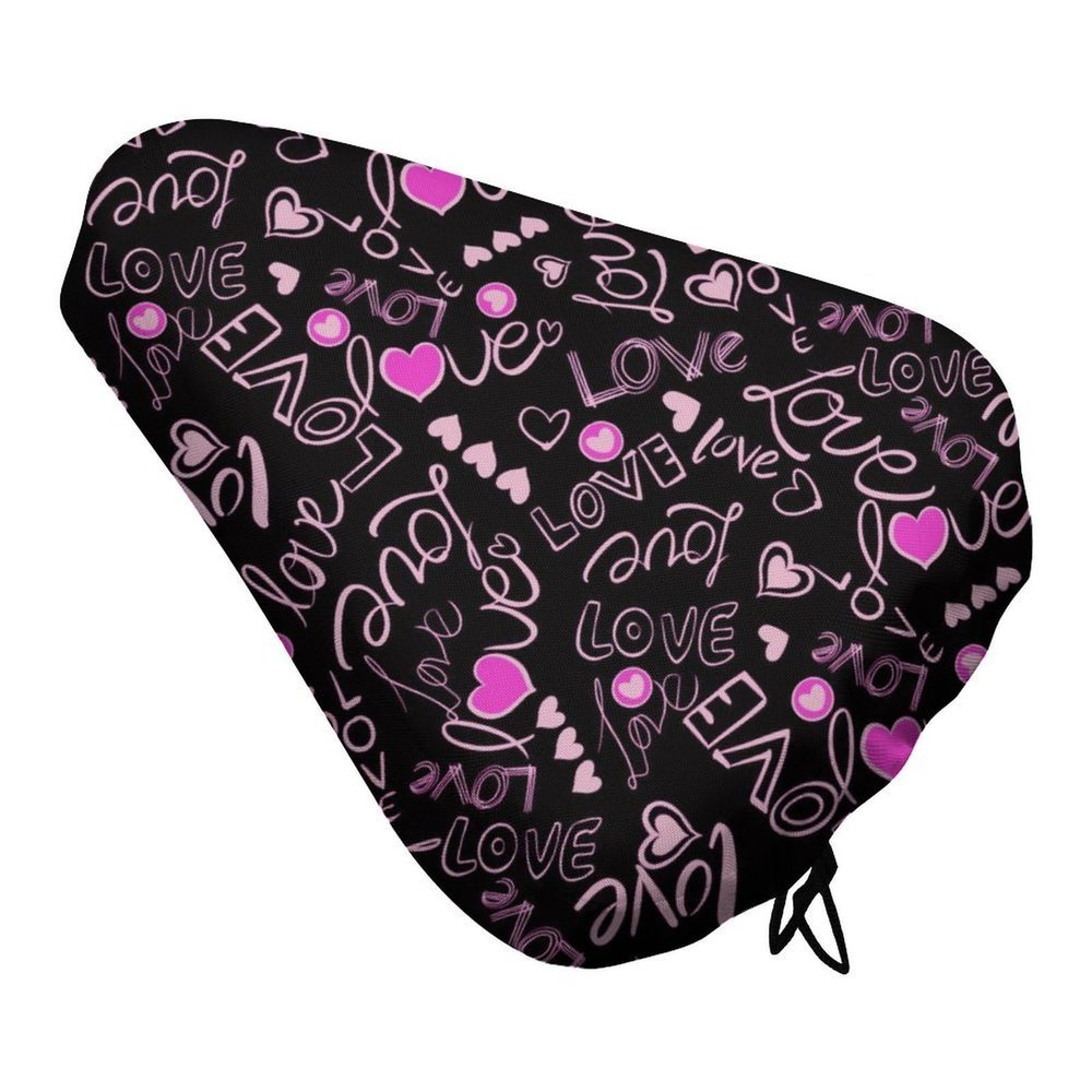 Treer Waterproof Bicycle Seat Cover, Black, 4-Pack