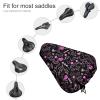 Treer Waterproof Bicycle Seat Cover, Black, 4-Pack view 3