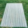 GQZJY Corrugated Polycarbonate FRP Sheet, 80% Light Transmission, UV Protection, 1.2 mm, 5-Pack, 0.9 x 1.5 m view 1