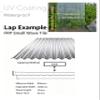 GQZJY Corrugated Polycarbonate FRP Sheet, 80% Light Transmission, UV Protection, 1.2 mm, 5-Pack, 0.9 x 1.5 m view 4