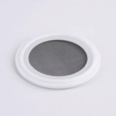 1.5" 2" 3" 4" Tri-Clamp PTFE Gasket with Stainless Steel Mesh Sanitary Homebrew Filter (10–300 Mesh) (80 Mesh, 50.5 mm)