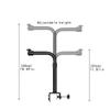 JIANBOHAIRS Long-Arm Projector Mount Stand view 2