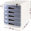 Lockable Filing Cabinet with Drawers for Secure Document and Supply Storage view 2
