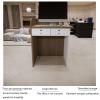 Reception Desk with Drawers, Modern Counter Desk, Right, 150 cm view 3