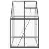 Hommdiy Aluminum Greenhouse with Foundation Frame, Anthracite, 169 x 114 x 195 cm view 4