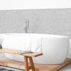 micasia Self-Adhesive Waterproof Bathroom Wall Panel, Cement Stone Look, Matte Gray, 250 x 100 cm view 1